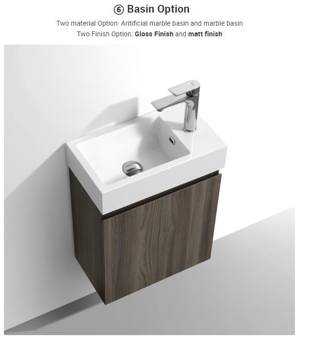 European Single Basin Storage Cabinet Bath Vanity