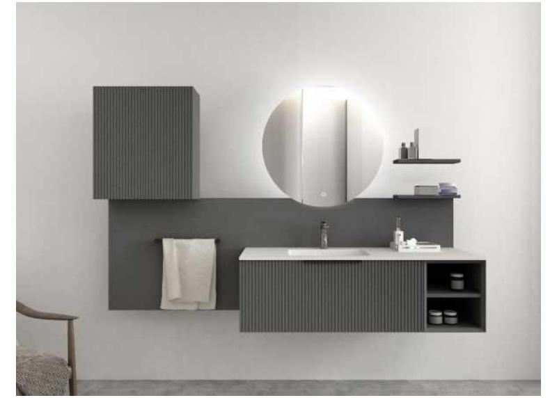 48 INCH Elegant Design Floating Bathroom vanity