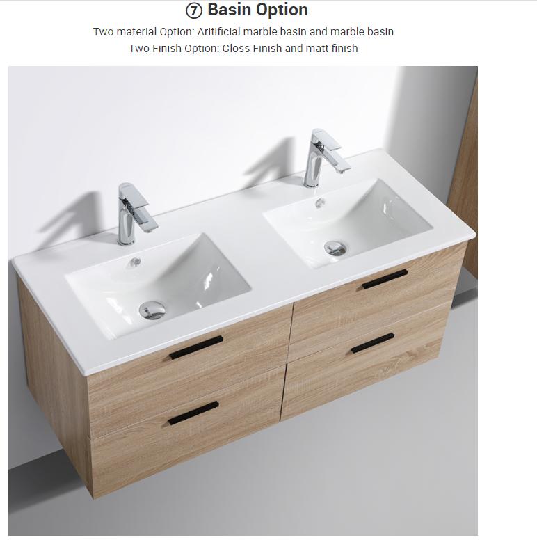 48 INCH Luxury Design Double Sink Floating Bathroom vanity