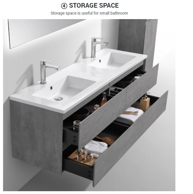 48 INCH Double Sink New Fashion Floating Bathroom vanity