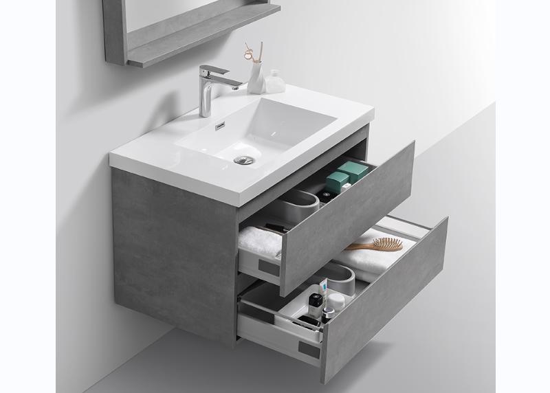 40 INCH Modern Melamine Floating Bathroom vanity